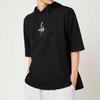 [USED] Graniph Attack on Titan Wings of Freedom Big Silhouette Short Sleeve Hoodie, Embroidered, Size L