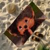 Cartoon M-Monchhichi-S Towel Beach Bath Quick-Drying Lightweight Portable Sauna Camping Swim Pool Travel