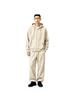 Unisex Solid Color Zip-Up Sports Hoodie - Casual Slim-Fit Jumpsuit for Autumn/Winter