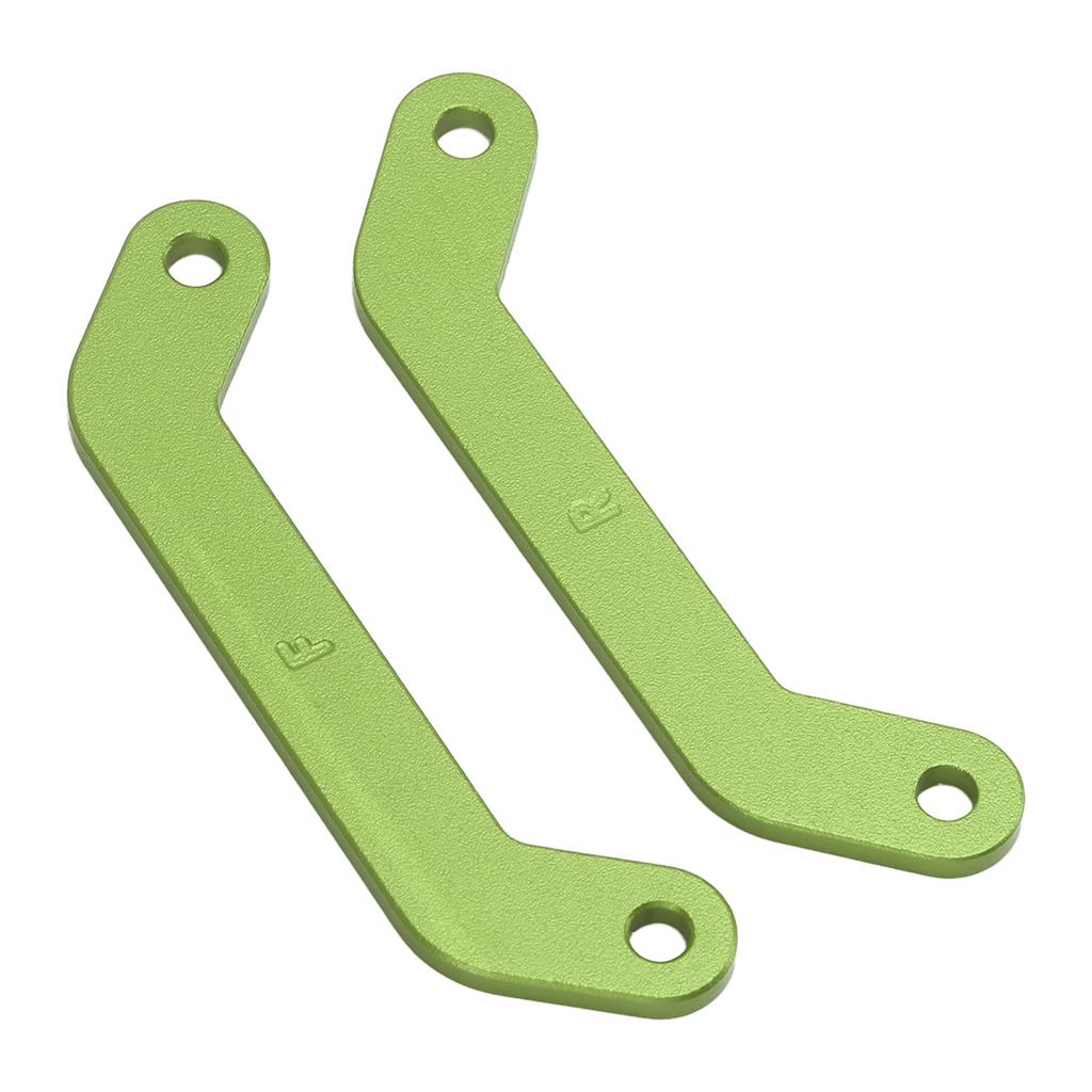 2Pcs Aluminum Alloy Front Rear Bulkhead Tie Bar for Traxxas 110 MAXX 2.0 RC Car Parts Green
