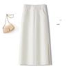 2025 High-Waisted Drapey Warm Slimming Mid-Length Straight Skirt