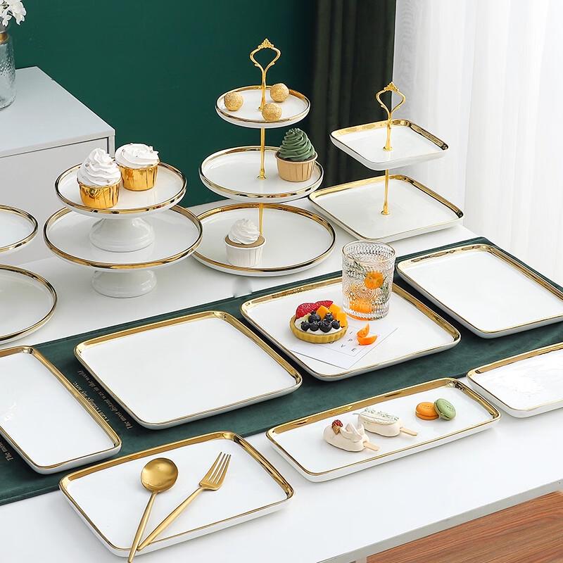 

Nordic Ceramic Fruit & Dessert Serving Tray