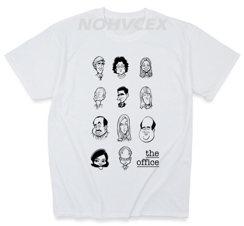 The Office Tv Dwight Schrute Men T Shirt Hipster Vintage Oversize Cotton Custom Short Sleeve Clothes M