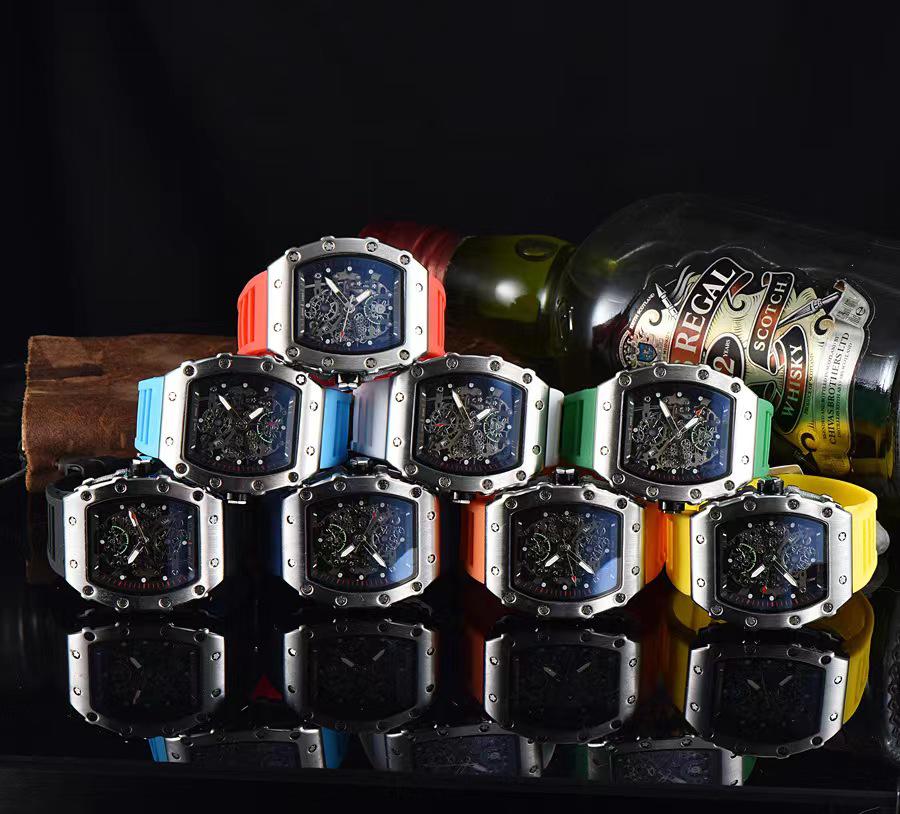 Best-Selling New Richard Skeleton Barrel Sport Men's Watch