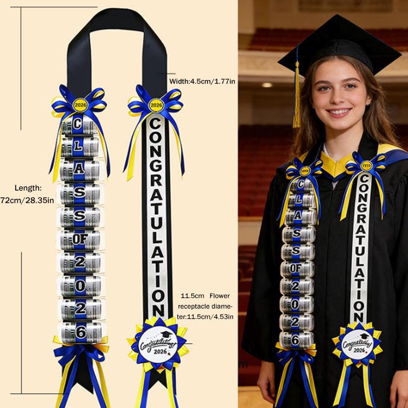 Class Of 2026 Graduation Leis Multiple Wrap Honor Rope Graduation Ribbon Leis Congratulations Graduation Party Supplies