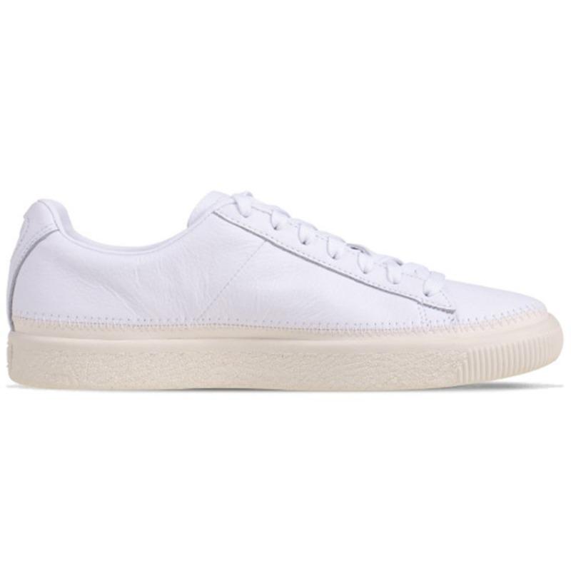Puma Basket Stitched Unisex Low-Top Sneakers White 368387-01