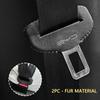 Car Seat Belt Buckle Protective Cover Suede Anti-Scratch Accessories For BYD Song Pro Tang Dmi QIn PLUS MAX Yuan EV Seal Dolphin