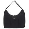 Solid Color Simple Fabric Tote Shoulder Bag Women Bags Black 092180-01