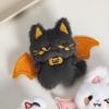 6pcs Cartoon Halloween Keychains Kawaii Bag Charms Funny Stuffed  Animal Doll  Gift Set