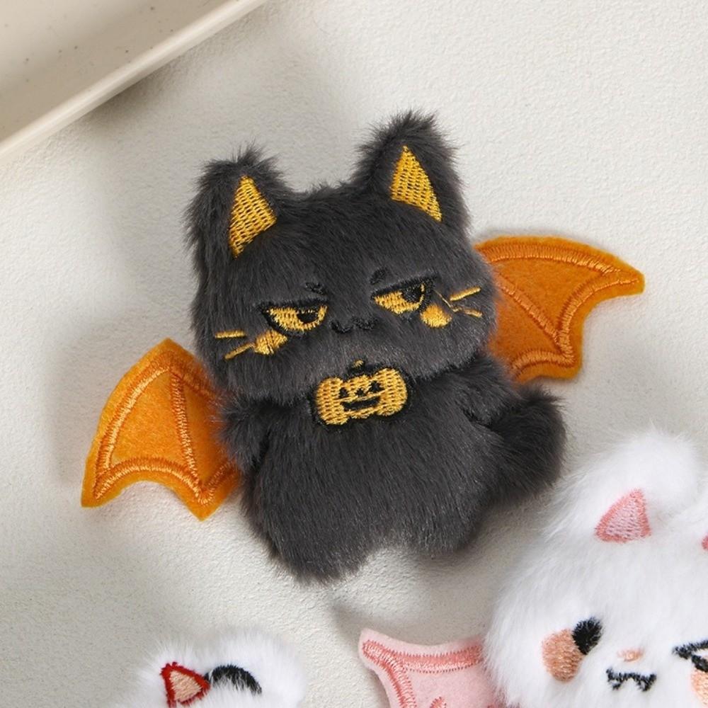 6pcs Cartoon Halloween Keychains Kawaii Bag Charms Funny Stuffed  Animal Doll  Gift Set