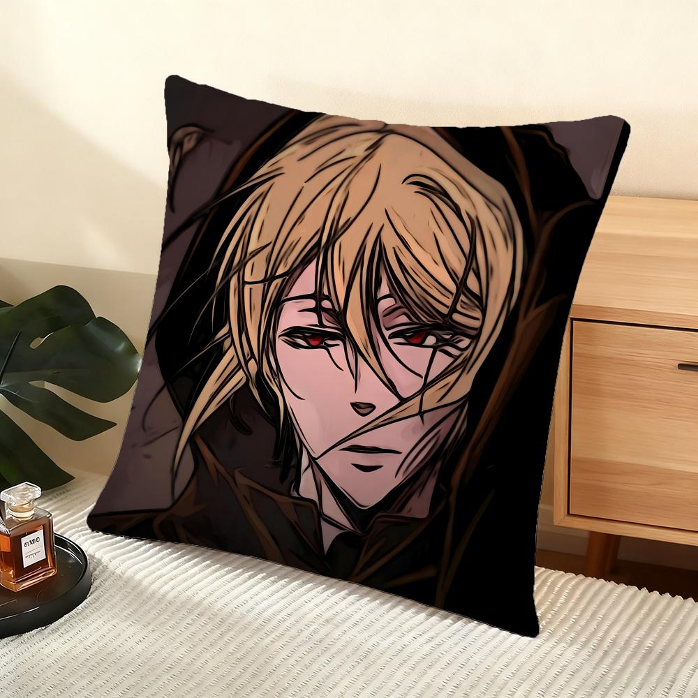 Anime M-Moriarty Der Patriot Kissenbezug Weicher Kurzer Plüsch Kissenbezug Glatte Gemütliche Textur Ästhetisches Kissenbezug Heimdekoration