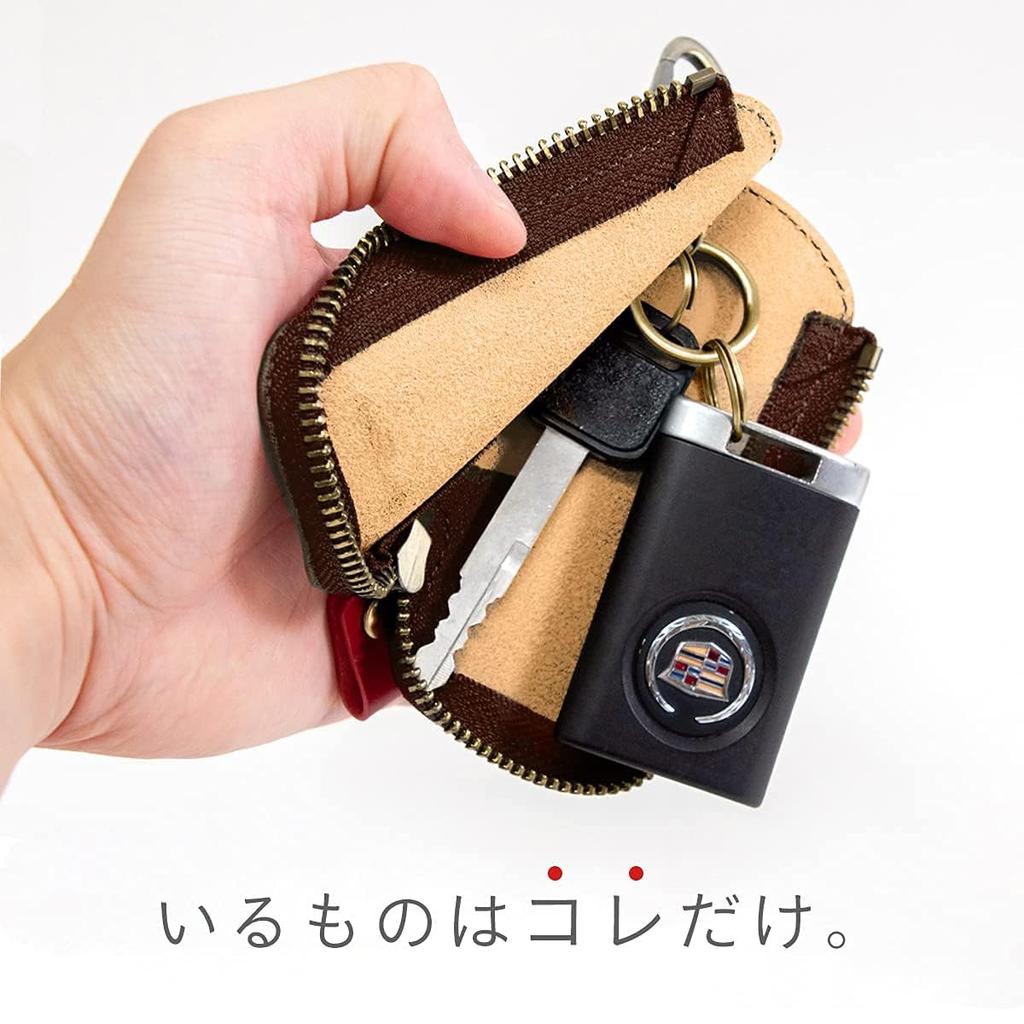 Dom Teporna Włochy Klucz Klucz Smart Oryginalny Włoski Jednoczęściowy z 2 Kluczami i Zielonym Etui, Etui, Skóra, Karabińczyk, Kółka, Męski Damski,