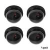 Large Fake Dome Surveillance Camera with Light - 4 Pack