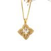 Elegant Geometric Star Zircon Necklace: Versatile Korean Light Luxury Jewelry