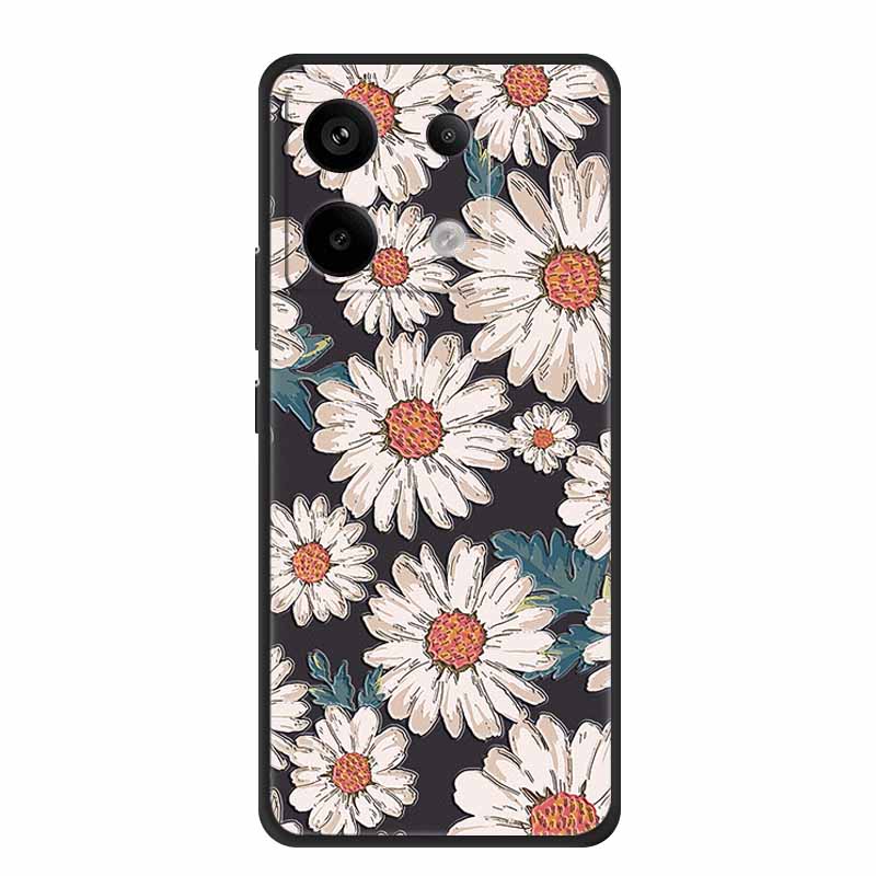 3D Emboss Case For Redmi Note 14S Case 14 S Coque Black Silicone Soft Back Cover For Redmi Note 14 4G 5G Phone Case Note14 Pro