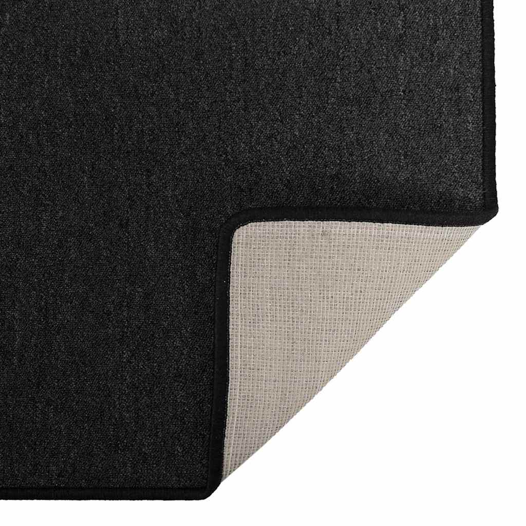 Anthracite Grey Carpet Runner 100 x 250 cm 100percent  Polypropylene