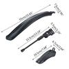 Front Rear for Fender Shelf Tire Splash- Mudguard for  cycle Ef1 Electric Tripod Support Bike Bicycle Kickstand
