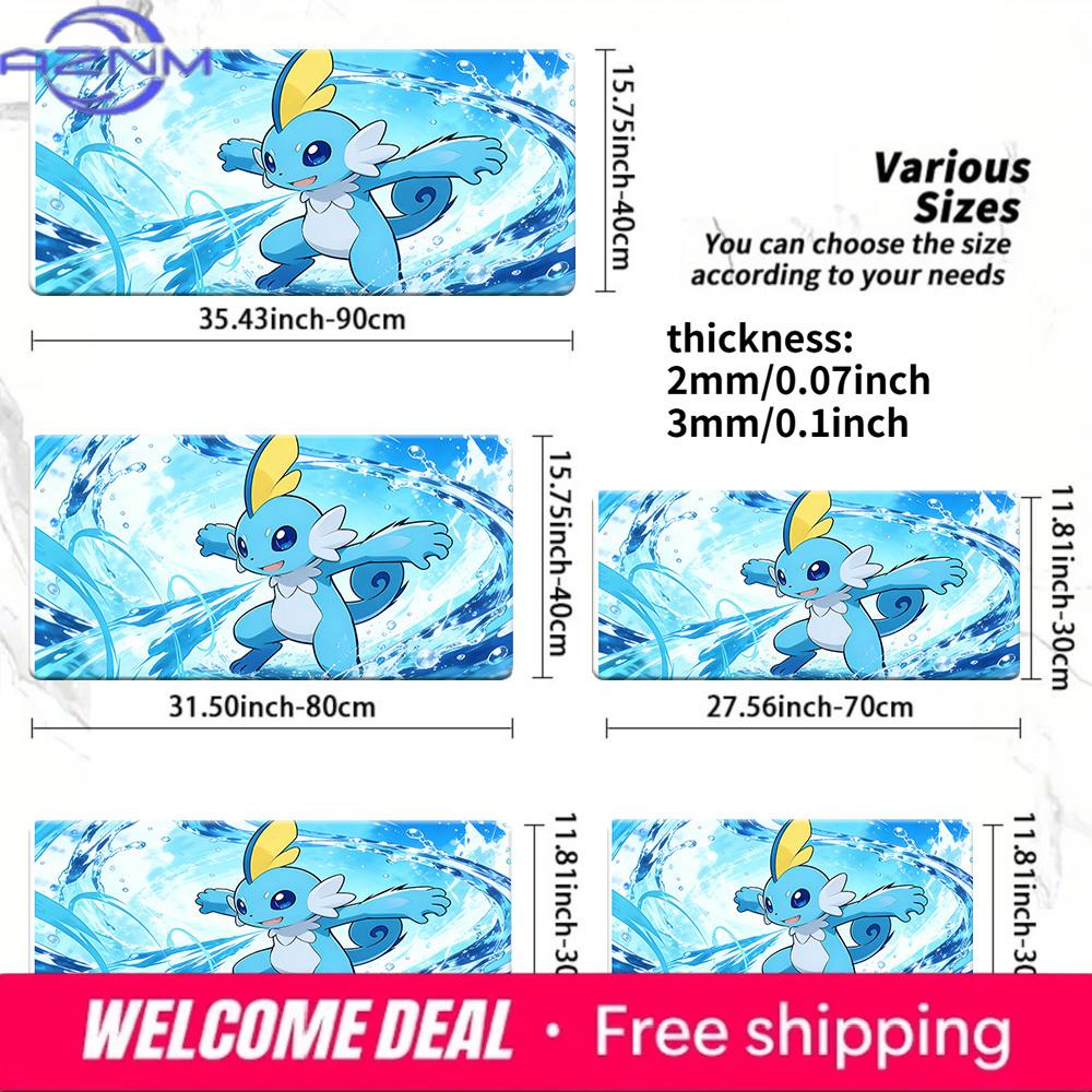 WaterType Sobble Gaming Desk Mat NonSlip Washable Mouse Pad 30x80x0.2cm