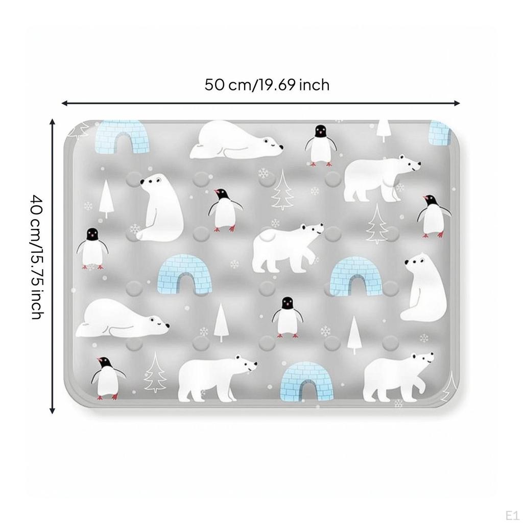 Pet Cooling Mat Easy-Use with Gel Cushioned for Pets, Dogs, Floor