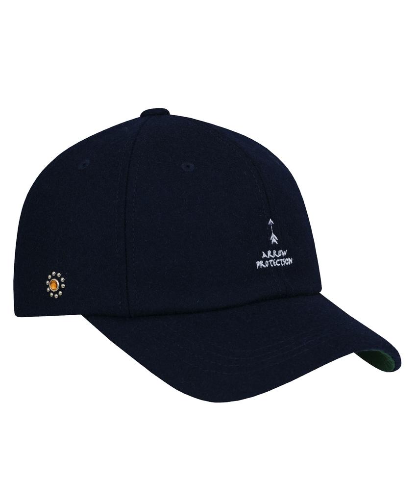 Honguseong Signal Native American Wool Ball-Cap_Navy