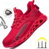 Zapatos de Seguridad con Puntera de Acero para Hombres Mujeres Zapatillas de Trabajo Ligeras Zapatos de Trabajo a Prueba de Pinchazos Unisex Botas de Trabajo de Seguridad para Construcción zapatos con puntera de acero