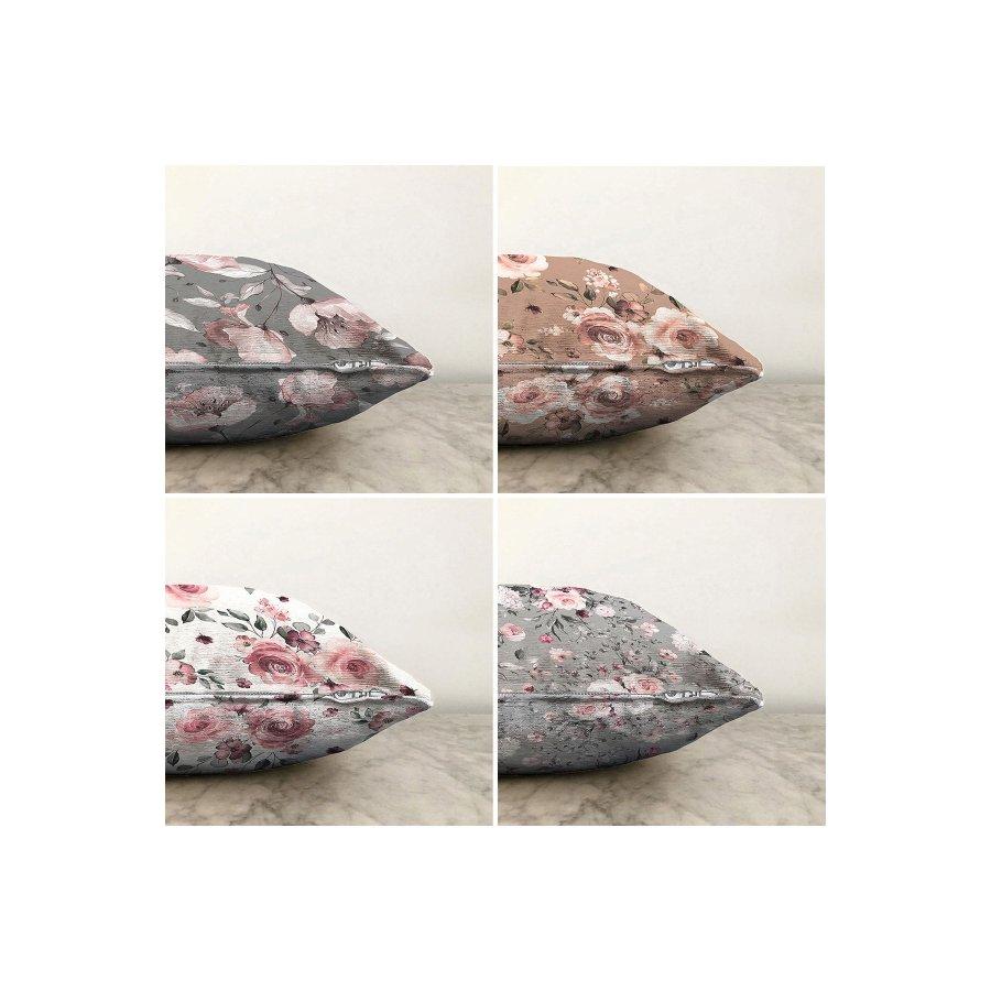 4-teiliges, digital bedrucktes Kissenbezug-Set