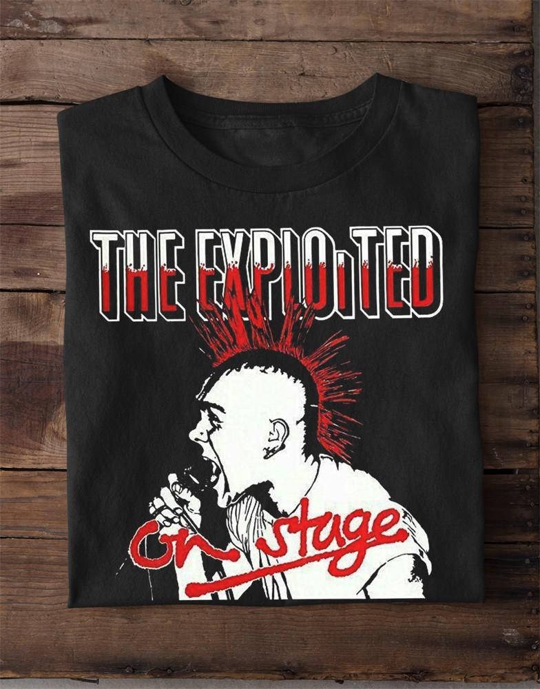 Редкая Новая Черная Мужская Футболка The Exploited В 80-х Подарок Фанатам Унисекс Футболка XL