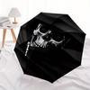 1pc Skull Pirate Automatic Open/Close Umbrella, Portable Folding Umbrella for Travel, Themed Events, It Is Suitable As a Gift for Various Festivals, O