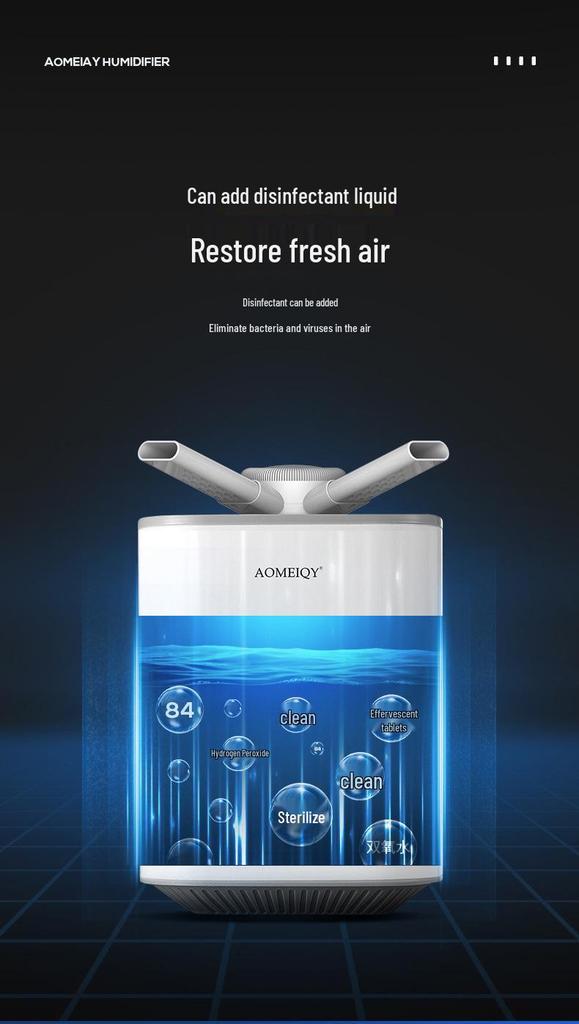 3L Household Air Humidifier and Purifier for Women & Babies - Large Mist Volume, Aroma Feature