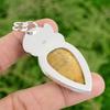 Daughters Day Deal Sterling Silver Fossil Coral Stone Engagement Pendant Jewelry