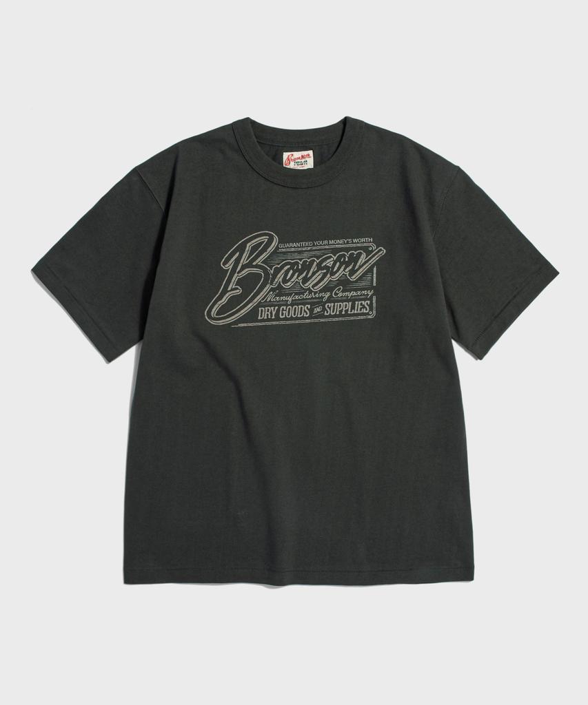 Beulonseun Vintage Signage Loopwheeled Graphic Tee Vintage Black