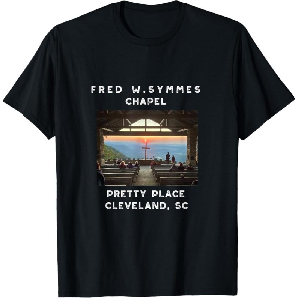 

Buffalo Tees Symmes Chapel Pretty Place South Carolina T-Shirt XXXXXL чорний