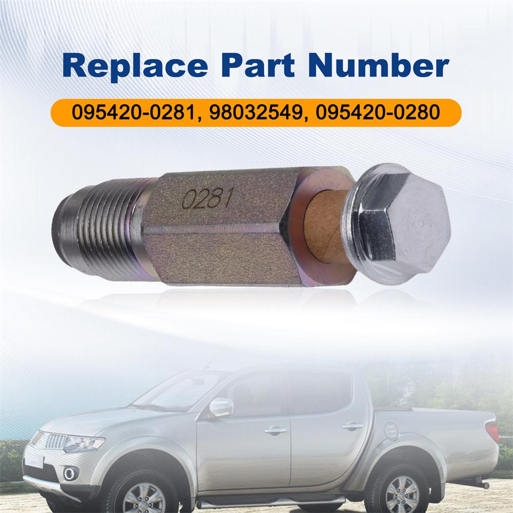 Fuel Rail Pressure Relief Limiter Valve For Isuzu 4HK1 6HK1 095420-0281 98032549