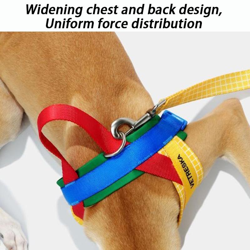 Personalised Harnesses Dog Rope Set Strong Large Dogs Collars Harnesses Straps S/M/L Tow Leash Dog Leads Walks Drag Harness