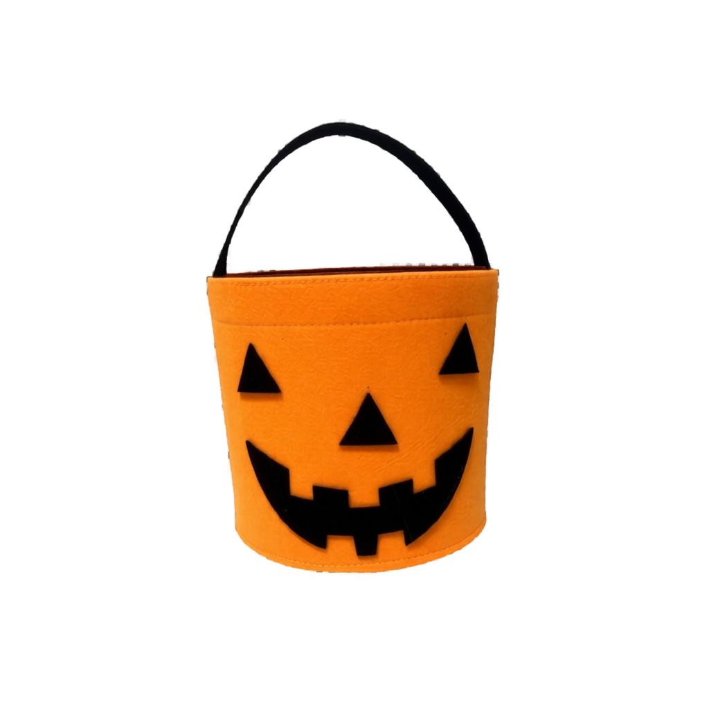 Halloween Candy Bag Pumpkin Shaped or for Kids Party Storage