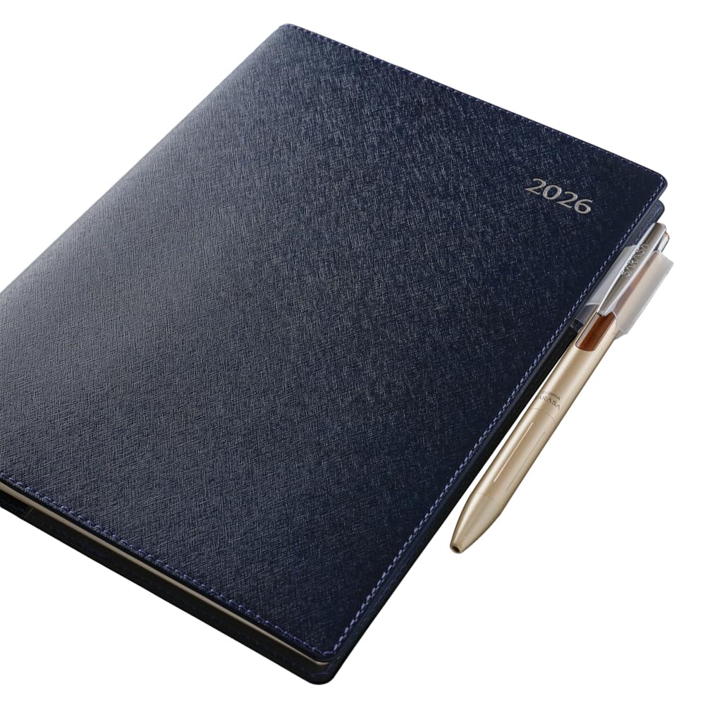 NOLTY 2026 April A5 Wöchentlicher Business Basic 9201 Planer, Start, Tagebuch, Blau,