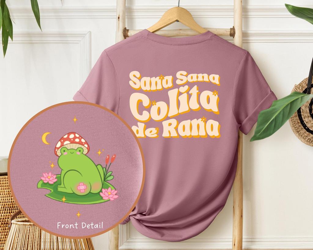 Sana Sana Colita De Rana T-Shirt | Nostalgic Latino Frog Graphic Tee