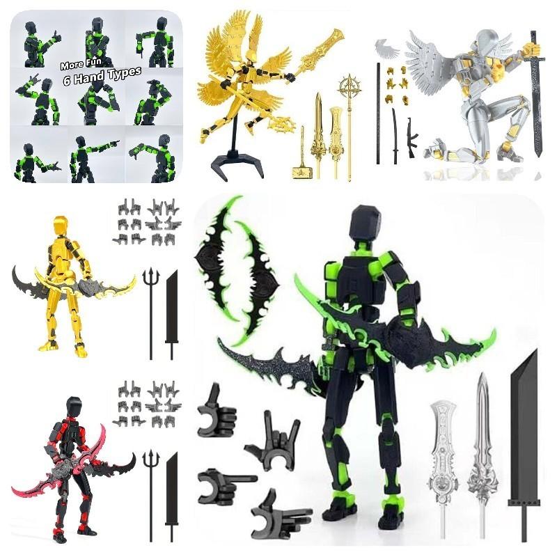 3d Printed Action Figure Diy Toy Figurine Movable Joint Poseable Material Pla
