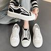 Canvas biscuit shoes women's spring new platform casual shoes muffin white shoes women's tide