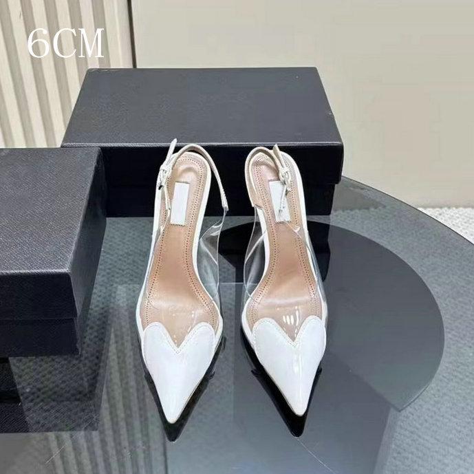 Summer 2025 New French Toe Cap, Pointed Toe, Transparent Pvc Fashion, Red High Heels