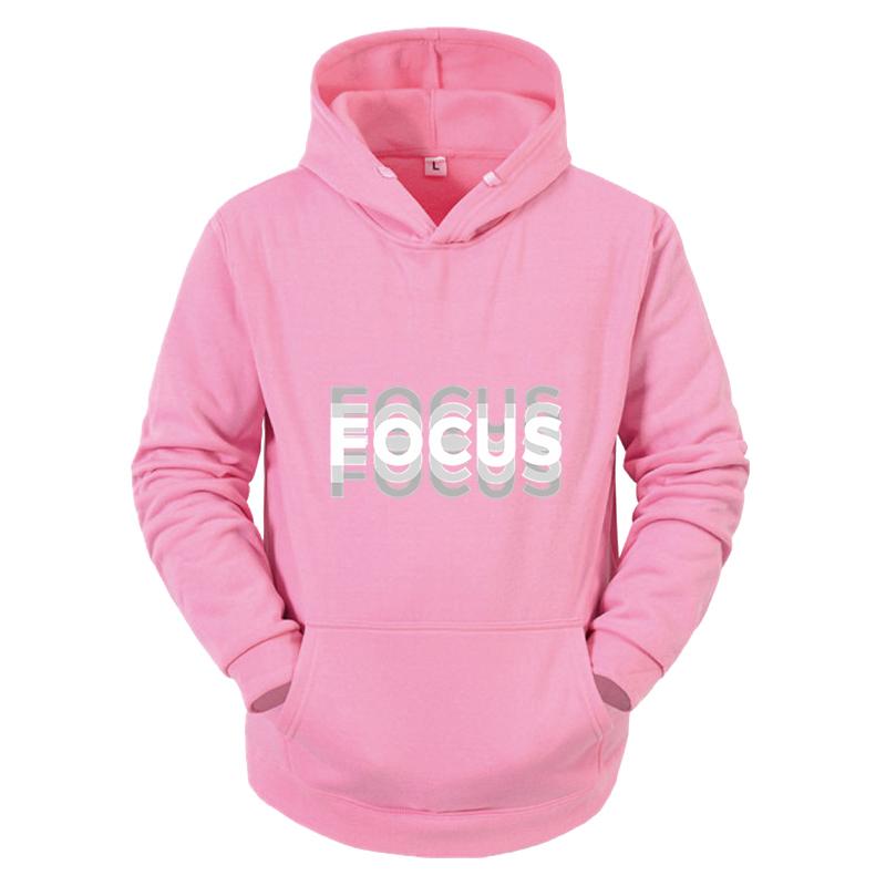 Autumn and Winter New Outdoor Sports Jogging Hoodie Focus Print Daily Fashion Trend Top Men's Casual Street Wear Hoodie
