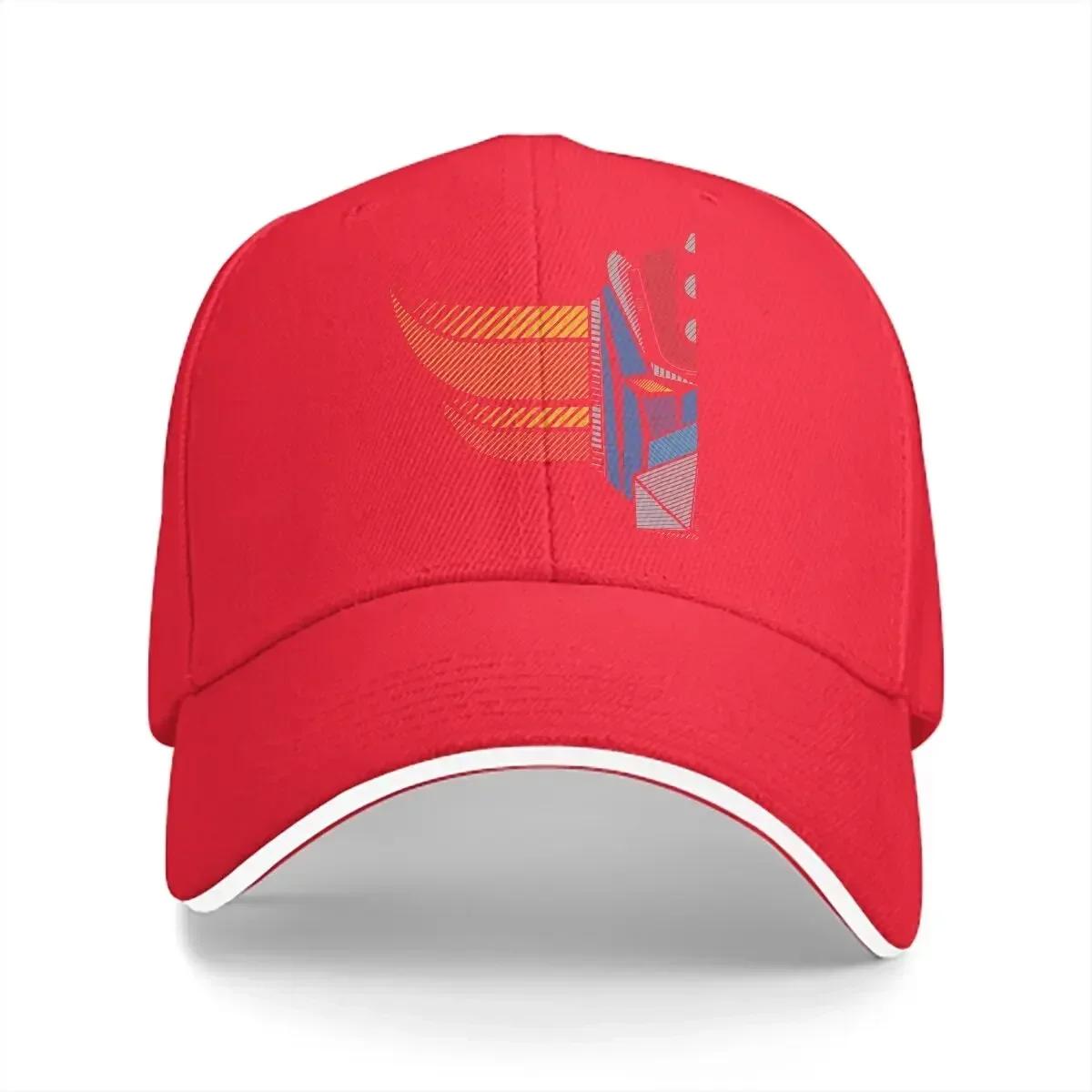 Washed Unisexs Baseball Cap Half Grendizer UFO Robot Grendizer Snapback Caps Dad Hat UFO Robot Goldrake Grendizer Anime Hats 56-58cm