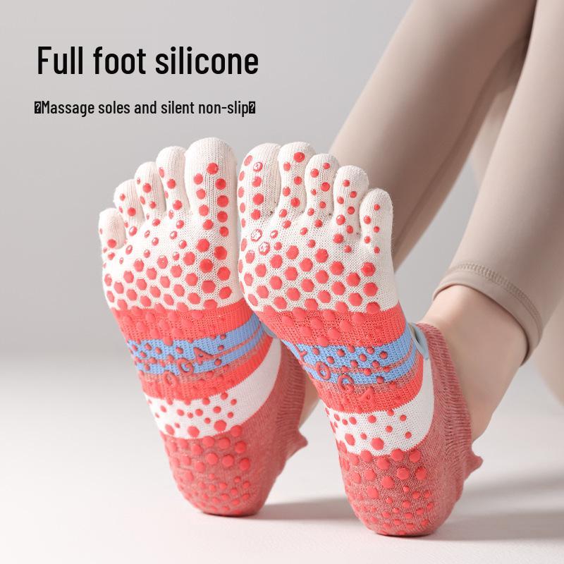 Four Seasons Non-Slip Yoga Socks - Professional Pilates & Dance Toe Socks