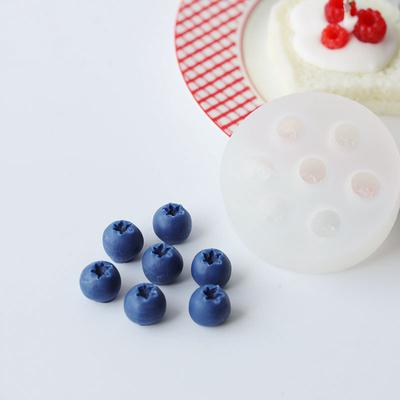 Blueberry Raspberry Silicone Mould 3D Simulation Fruit DIY Chocolate Baking Cake Molds Handmade Craft Supplies Cake Decor
