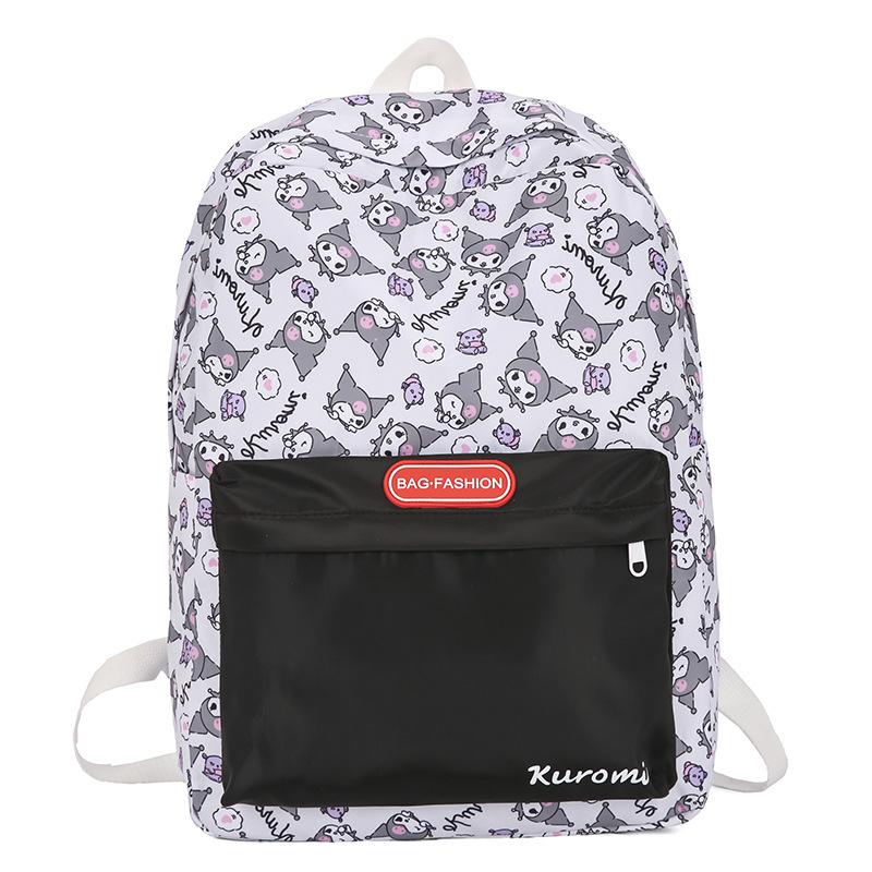 Schoolbag Wholesale New Cartoon Printed Schoolbag Junior High School Girls Backpack New High Value Trend Casual Backpack