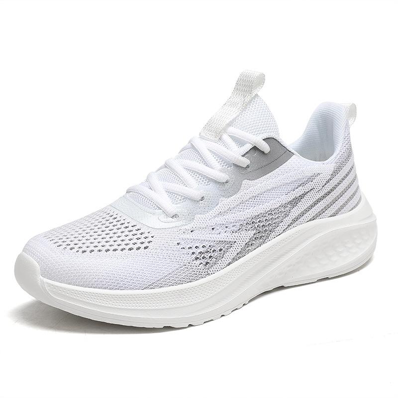 Fashion Couple Sneakers Summer New Mesh Breathable Soft Sole Men's Running Shoes Lightweight Comfortable Fashion Cross Tied Casual Shoes