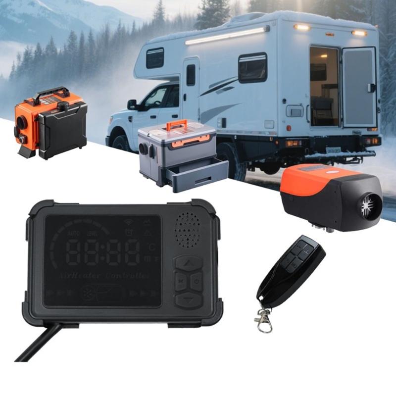 12V 24V Parking Heater Equipped with LCD Switches & Remote Control for 1-5KW Power in Trucks Campers