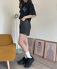 WEGO Denim Size Black Sonata Women's Shorts, Trousers, Bottoms, Girly, Date, Summer, Gift, L,