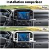 Center Dash GPS Navigation Radio infotainmen Cover Trim For Ford F150 +White