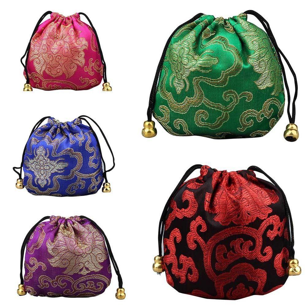 Bracelet Bag Embroidery Women Jewelry Bag Jewelry Organizer Chinese Style Storage Bag Jewelry Case